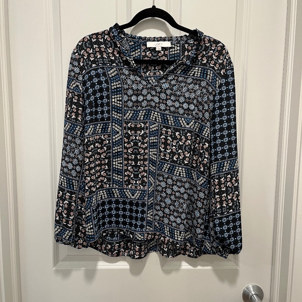 Loft Patchwork Blouse